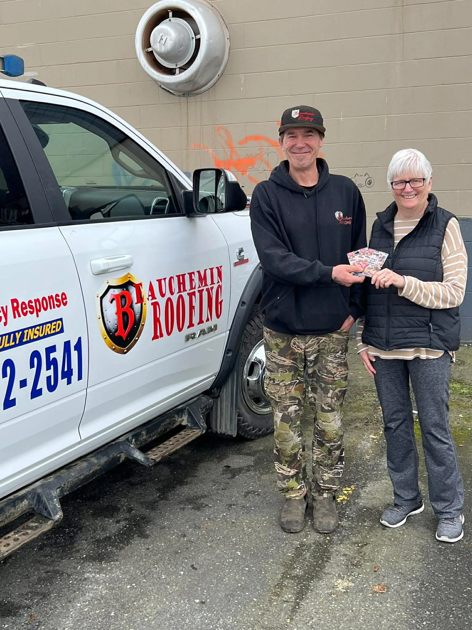 Beauchemin Roofing community involvement in Campbell River