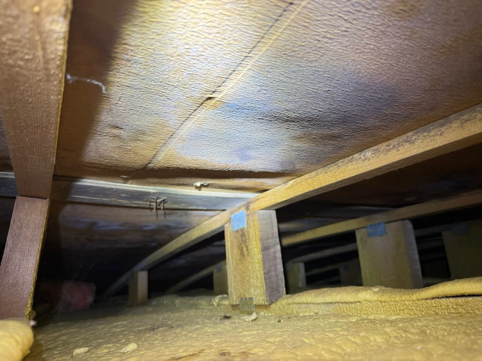 Metal roof detail work