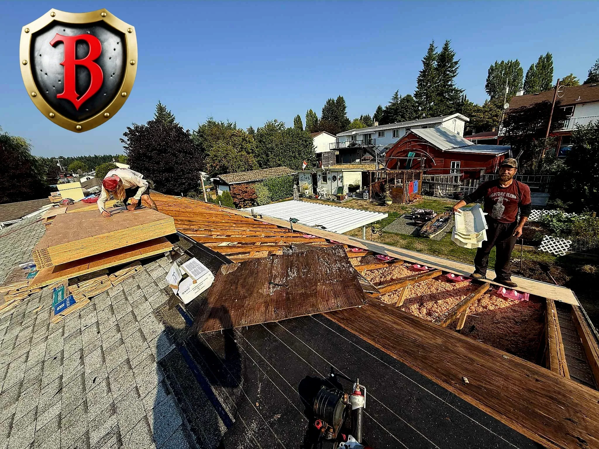 Precision roofing installation