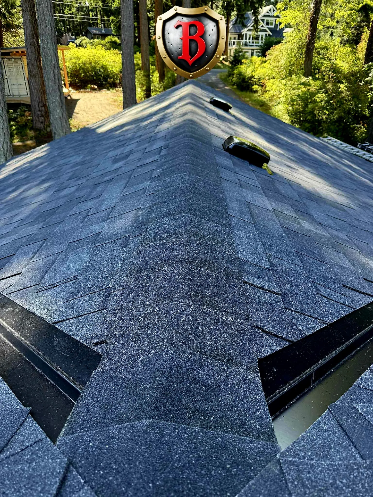Roof transformation - before and after