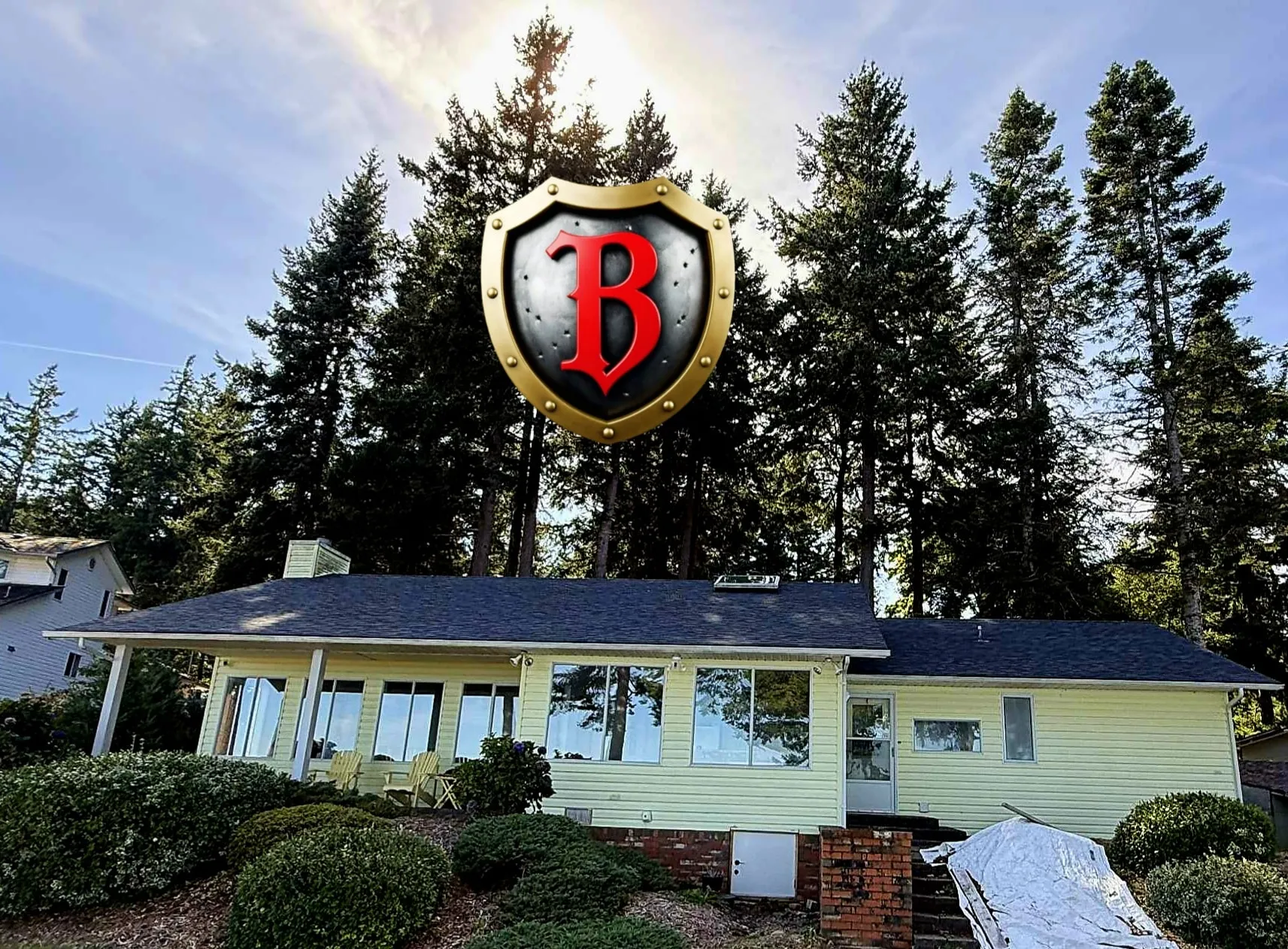 Complete roof makeover