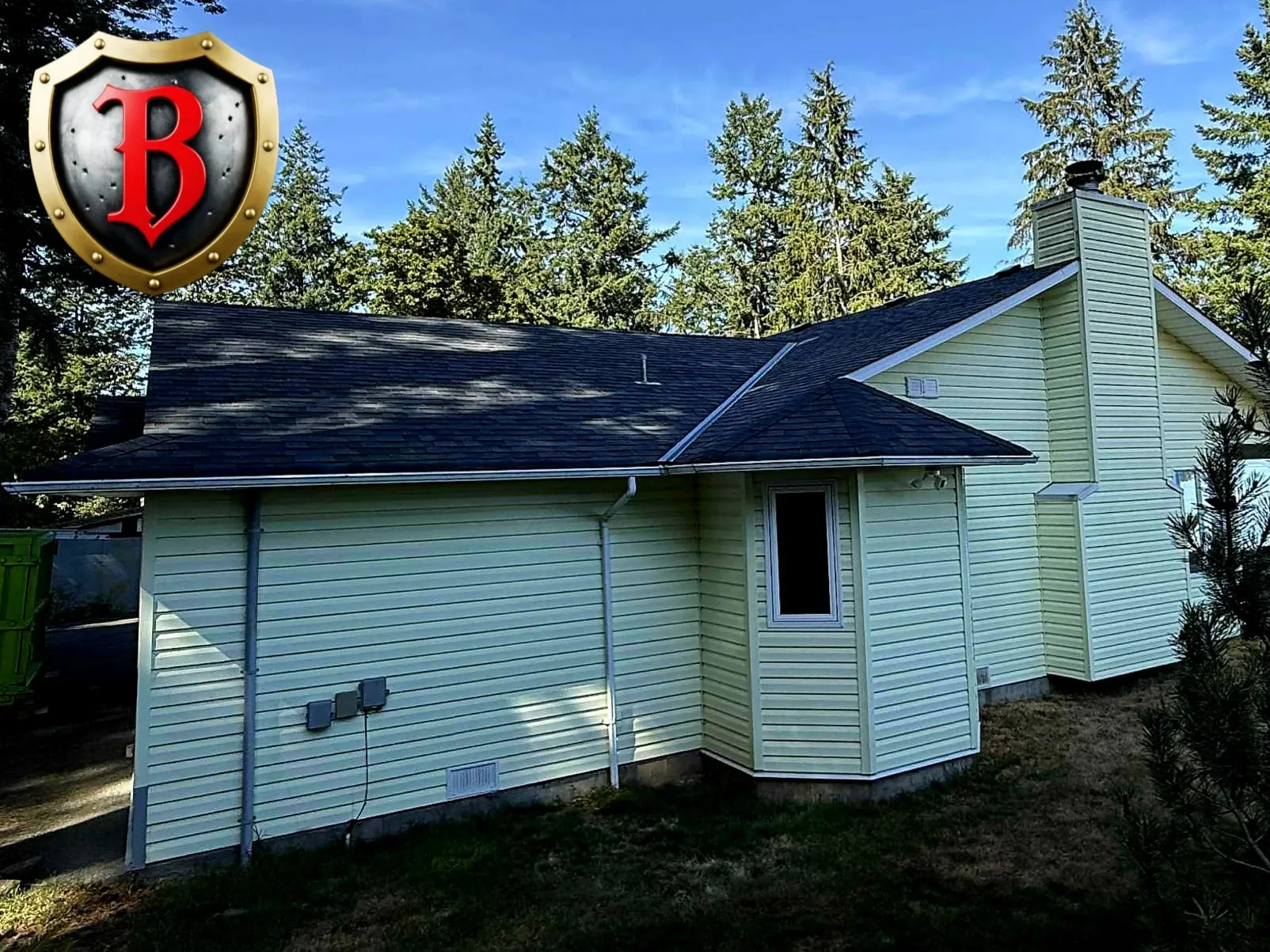 Dramatic roof improvement
