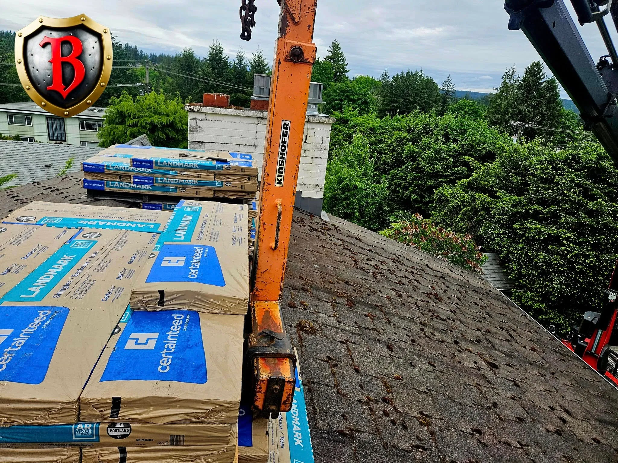 Standing seam metal roof installation