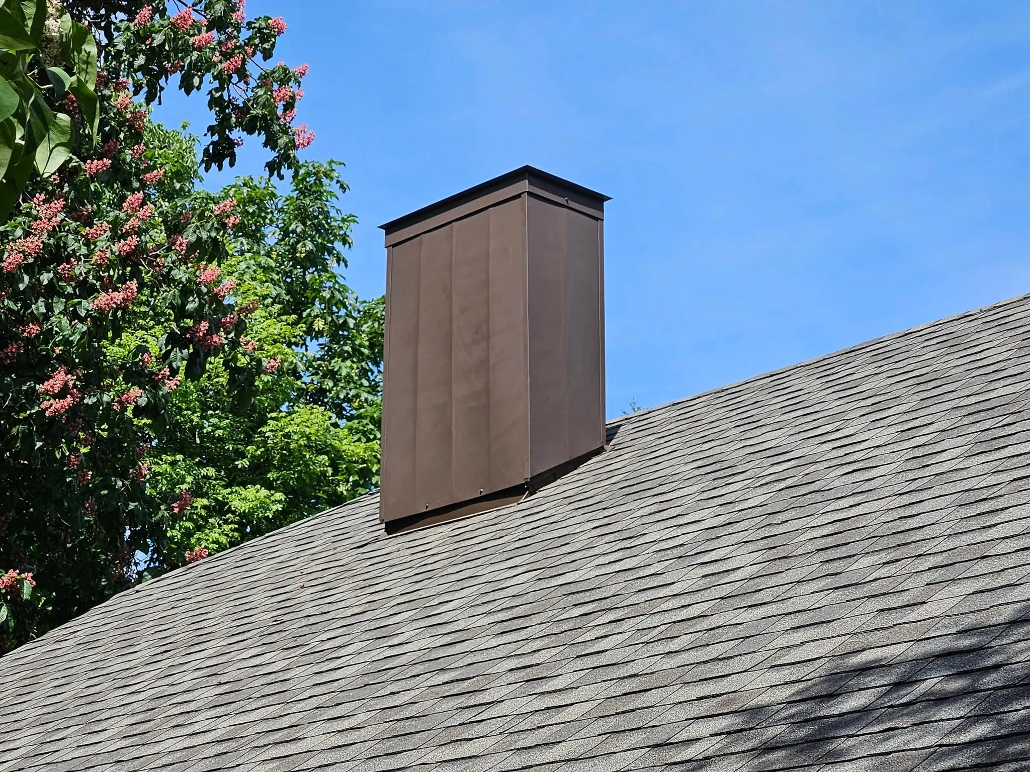 Standing seam metal roof installation